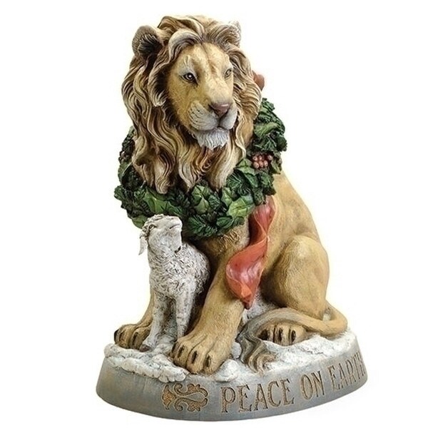The Lion And the Lamb Sculpture